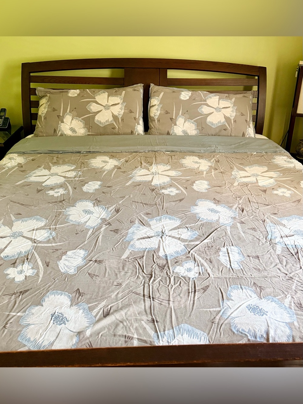 King size Duvet Cover with 2 pillow shams